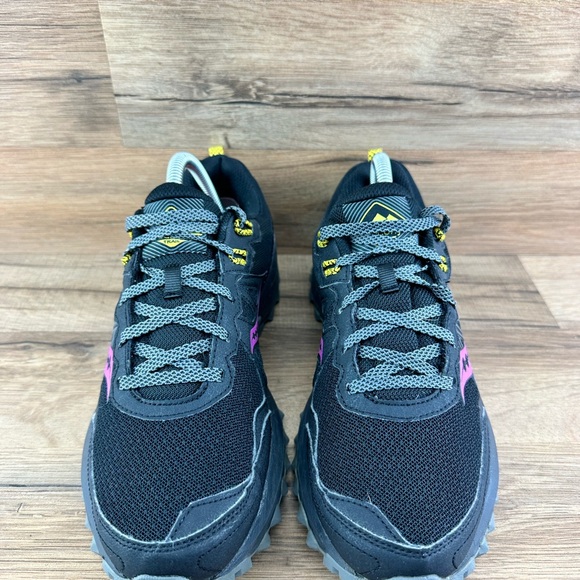 Saucony Excursion Trail Shoes Size 9 Women's S10584-18 Black - Picture 8 of 9